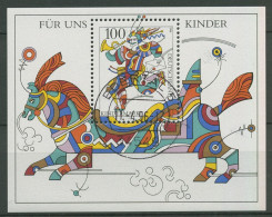 Bund 1996 Für Uns Kinder Postreiter Block 35 Gestempelt (C98727) - Other & Unclassified
