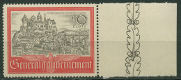 Generalgouvernement 1941 Bauwerke 65 Randstück Postfrisch - Besetzungen 1938-45