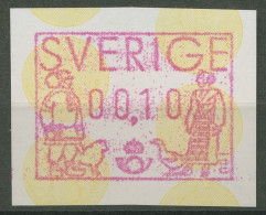 Schweden ATM 1991 Paar In Landestracht, Einzelwert ATM 1 Postfrisch - Machine Labels [ATM]