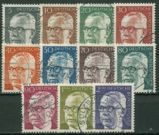 Bund 1970 Bundespräsident Gustav Heinemann 635/45 Gestempelt - Used Stamps