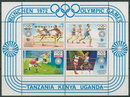 Ostafrikanische Gem. 1972 Olympische Spiele München Block 2 Postfrisch (C40234) - Kenya, Uganda & Tanzania