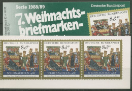 Bund Rotes Kreuz 1988 Weihnachten Markenheftchen MH W7 (1396) Postfrisch(C99919) - Andere & Zonder Classificatie