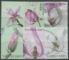 Schweden 2015 Pflanzen Blumen Magnolie 3051/56 Gestempelt - Oblitérés