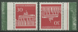 Bund 1966 Brandenburger Tor 508 Set Aus Li.+re. Bogenrand Aus MHB 12 Postfrisch - Ongebruikt