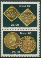 Brasilien 1982 Zentralbank-Museum Münzen 1917/18 Postfrisch - Unused Stamps