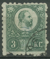 Ungarn 1871 König Franz Josef 9 B Gestempelt, Mängel - Oblitérés