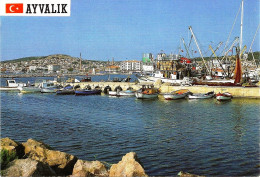 *CPM - TURQUIE - AYVALIK - Port, Bateaux - Turchia
