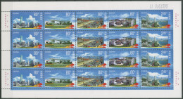 China 2000 Sonderwirtschaftszone Shenzhen 3172/76 ZD-Bogen Postfrisch (SG40293) - Blocks & Sheetlets