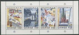 Schweden 1985 STOCKHOLMIA Gemälde Heftchenblatt H.-Blatt 134 Postfrisch (C60751) - 1981-..