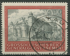 Generalgouvernement 1944 Burg Von Krakau, 5 Jahre GG, 125 Gestempelt - Besetzungen 1938-45