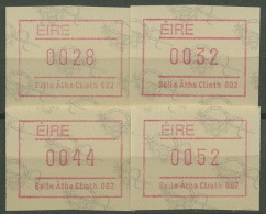 Irland Automatenmarken 1992 Satz 4 Werte Automat 002 ATM 4.2 S2 Postfrisch - Franking Labels