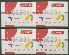 Dänemark ATM 1995 Segmente Portosatz ATM 2 S2 Postfrisch - Machine Labels [ATM]