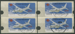 Indonesien 1996 ATM AIR SHOW Flugzeuge Automat 3, 4 Werte, 3.3e Gestempelt - Indonesia