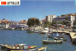 *CPM - TURQUIE - AYVALIK - Port, Bateaux - Türkei