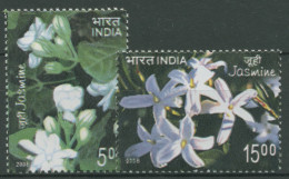 Indien 2008 Pflanzen Jasmin 2259/60 Postfrisch - Ungebraucht