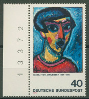 Bund 1974 Dt. Expressionimus Mit Bogenzählnummer 799 Bg.-Nr. Postfrisch - Unused Stamps