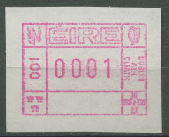 Irland Automatenmarken 1990 Freimarke Einzelwert ATM 1 Postfrisch - Franking Labels