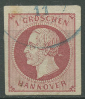 Hannover 1859 König Georg V. 14 A Gestempelt - Hanover