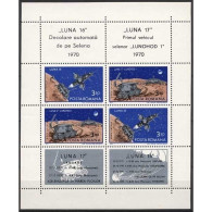 Rumänien 1971 Luna 16 Luna 17 Lunochod 1 Block 82 Postfrisch (C92108) - Blocks & Sheetlets