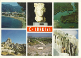 *CPM  - TURQUIE - Multivues - Marmaris, Afrodisias, Dalyan, KapadoKya, Eles, Pamukkale - Turquie