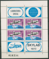 Rumänien 1974 Weltraumlabor Skylab Block 117 Postfrisch (C92068) - Blocks & Kleinbögen
