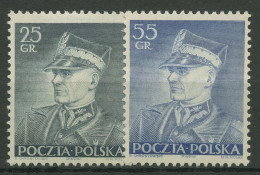 Polen 1937 Marschall Edward Rydz-Smigly 319/20 Mit Falz - Ongebruikt