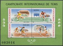 Rumänien 1988 Tennis Grand-Slam-Turniere Block 244 Postfrisch (C93108) - Blocs-feuillets