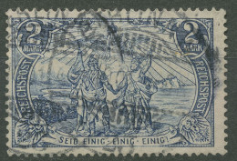 Deutsches Reich 1900 REICHSPOST Nord Und Süd Gemälde 64 I Gestempelt - Used Stamps