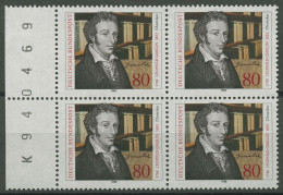 Bund 1988 Chemiker Leopold Gmelin 1377 4er-Block Mit Bg.-Nr. Postfrisch - Unused Stamps