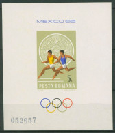 Rumänien 1968 Olympische Sommerspiele Mexiko Block 67 Postfrisch (C93078) - Blocks & Sheetlets