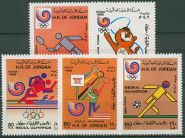 Jordanien 1988 Olympische Sommerspiele Seoul Maskottchen 1406/10 A Postfrisch - Jordan