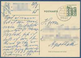 Bund 1965 Bauwerke Klein Berlin Tegel Postkarte P 82 Gebraucht (X41052) - Postcards - Mint