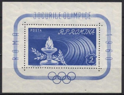 Rumänien 1960 Olympische Sommerspiele Rom Block 46 Postfrisch (C92148) - Blocs-feuillets