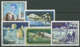 Jemen (Königreich) 1965 Erforschung Des Weltraumes 191/95 A Gestempelt - Yémen