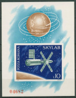 Rumänien 1974 Weltraumlabor Skylab Block 118 Postfrisch (C92067) - Blocks & Kleinbögen