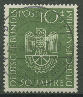 Bund 1953 50 Jahre Deutsches Museum 163 TOP-Stempel - Used Stamps