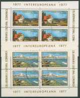 Rumänien 1977 INTEREUROPA Schwarz.Meer Block 141/42 Gestempelt (C92045), Bügig - Blocks & Sheetlets