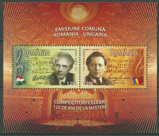 Rumänien 2006 Komponisten Block 380 Postfrisch (C63351) - Blokken & Velletjes