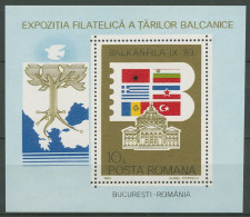 Rumänien 1983 BALKANFILA Konzerthaus Block 197 Postfrisch (C63338) - Blocks & Sheetlets
