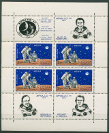 Rumänien 1971 Apollo 14 Astronaut Mit Gerätewagen Block 83 Postfrisch (C92106) - Blocks & Kleinbögen