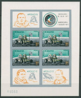Rumänien 1971 Apollo 15 Mondauto Block 89 Postfrisch (C93071) - Blokken & Velletjes