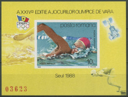 Rumänien 1988 Olympische Sommerspiele Seoul Block 243 Postfrisch (C63344) - Blokken & Velletjes