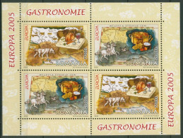 Rumänien 2005 Europa CEPT Gastronomie Block 355 II. Postfrisch (C92190) - Blocks & Sheetlets