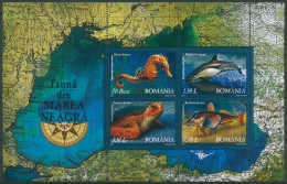 Rumänien 2007 Tiere Des Schwarzen Meeres Block 393 Postfrisch (C92181) - Blocks & Kleinbögen