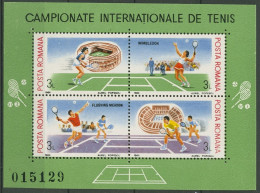 Rumänien 1988 Tennis Grand-Slam-Turniere Block 245 Postfrisch (C92239) - Blocks & Kleinbögen