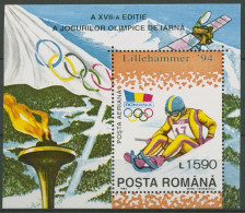 Rumänien 1994 Olympia Winterspiele Lillehammer Block 288 Postfrisch (C92213) - Blokken & Velletjes