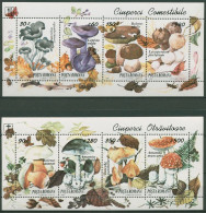 Rumänien 1994 Pilze Essbare & Giftige Pilze Block 292/93 Postfrisch (C92210) - Blocks & Sheetlets