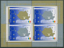 Rumänien 2005 Beitritt Zur Europäischen Union Block 354 Postfrisch (C63350) - Blocks & Kleinbögen