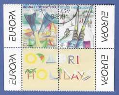 Bosnien Herzegowina (Kroatische Post Mostar) 2004  Mi.Nr. 129 /30 , EUROPA CEPT / Holiday - Gestempelt / Fine Used / (o) - 2004