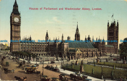 R657552 London. Houses Of Parliament And Westminster Abbey. 1957 - Other & Unclassified